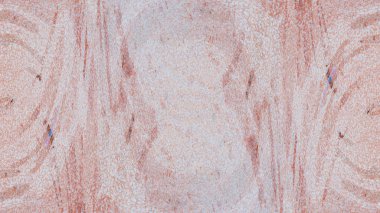 Noktalarda paslı metal desen boya ve gamzeler