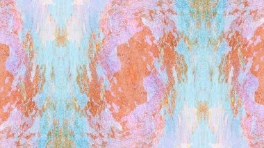 eski yıpranmış alçı duvar boya ile