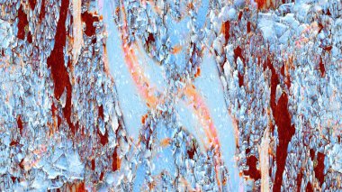 Metal zemininde pas olan eski çatlak boyanın grunge dokusu.