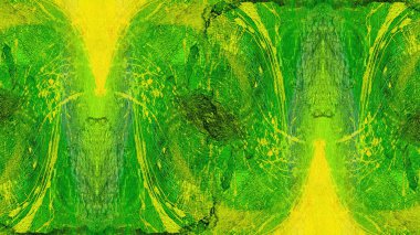 boya ile yeşil sıva