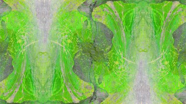 boya ile yeşil sıva