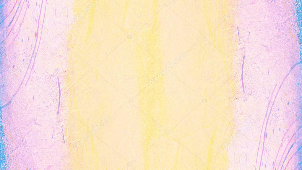 yellow painted grunge wall background