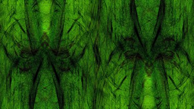 Yeşil grunge duvar arkaplanı