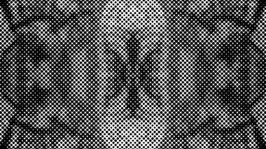 Noktalarda paslı metal desen boya ve gamzeler