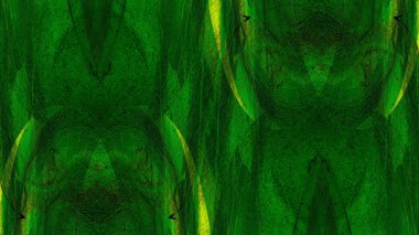 Yeşil grunge duvar arkaplanı