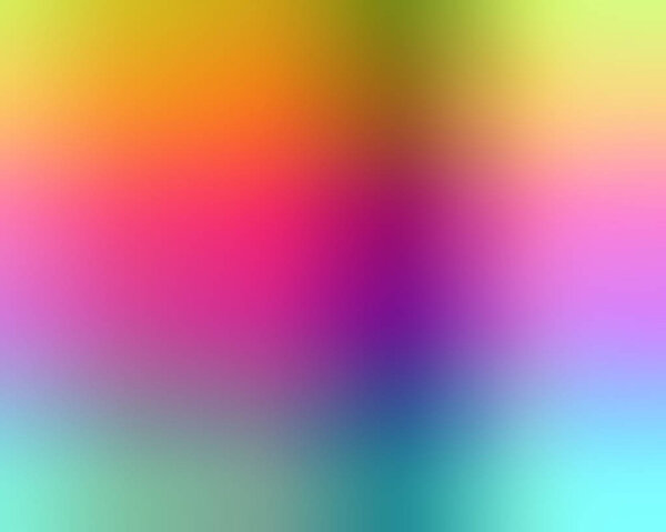 Blur Abstract Background. Colorful Gradient Defocused Backdrop. Simple Trendy Design Element For You Project, Banner, Wallpaper. Beautiful De-focused Soft Blurred Image