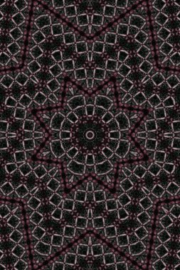 Soyut Renkli Boyalı Kaleydoskopik Grafik Arka Plan. Doku ile Fütüristik Psychedelic Hipnotik Fon Desen. Halk Etnik Çiçek Süs Mandala. Vintage Dekoratif Geometrik Mozaik