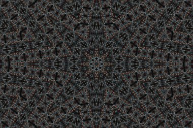 Soyut Renkli Boyalı Kaleydoskopik Grafik Arka Plan. Doku ile Fütüristik Psychedelic Hipnotik Fon Desen. Halk Etnik Çiçek Süs Mandala. Vintage Dekoratif Geometrik Mozaik