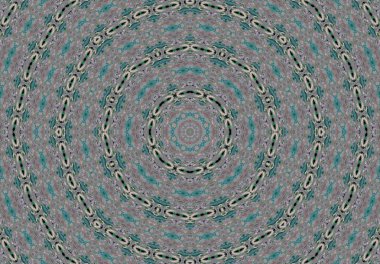 Soyut Renkli Boyalı Kaleydoskopik Grafik Arka Plan. Doku ile Fütüristik Psychedelic Hipnotik Fon Desen. Halk Etnik Çiçek Süs Mandala. Vintage Dekoratif Geometrik Mozaik