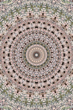 Soyut Renkli Boyalı Kaleydoskopik Grafik Arka Plan. Futu