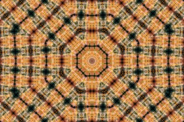 Soyut Renkli Boyalı Kaleydoskopik Grafik Arka Plan. Doku ile Fütüristik Psychedelic Hipnotik Fon Desen. Halk Etnik Çiçek Süs Mandala. Vintage Dekoratif Geometrik Mozaik