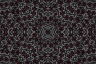 Soyut Renkli Boyalı Kaleydoskopik Grafik Arka Plan. Doku ile Fütüristik Psychedelic Hipnotik Fon Desen. Halk Etnik Çiçek Süs Mandala. Vintage Dekoratif Geometrik Mozaik