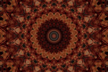 Soyut Renkli Boyalı Kaleydoskopik Grafik Arka Plan. Futu