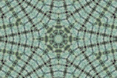 Soyut Renkli Boyalı Kaleydoskopik Grafik Arka Plan. Doku ile Fütüristik Psychedelic Hipnotik Fon Desen. Halk Etnik Çiçek Süs Mandala. Vintage Dekoratif Geometrik Mozaik