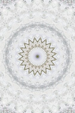 Soyut Renkli Boyalı Kaleydoskopik Grafik Arka Plan. Doku ile Fütüristik Psychedelic Hipnotik Fon Desen. Halk Etnik Çiçek Süs Mandala. Vintage Dekoratif Geometrik Mozaik