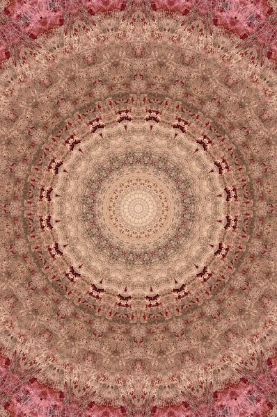 Soyut Renkli Boyalı Kaleydoskopik Grafik Arka Plan. Doku ile Fütüristik Psychedelic Hipnotik Fon Desen. Halk Etnik Çiçek Süs Mandala. Vintage Dekoratif Geometrik Mozaik