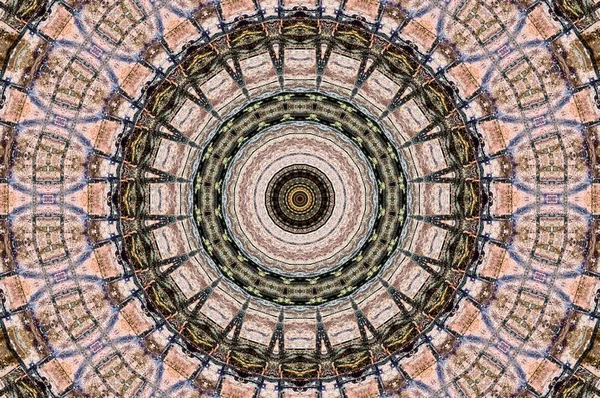 Streszczenie Kolorowe Malowane Kalejosskopowe Tło Graficzne Futurystyczny Psychodiczny Hipnotyczny Wzór — Zdjęcie stockowe
