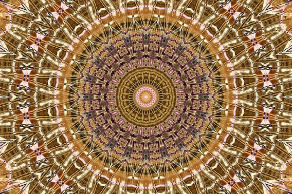 Soyut Renkli Boyalı Kaleydoskopik Grafik Arka Plan. Doku ile Fütüristik Psychedelic Hipnotik Fon Desen. Halk Etnik Çiçek Süs Mandala. Vintage Dekoratif Geometrik Mozaik