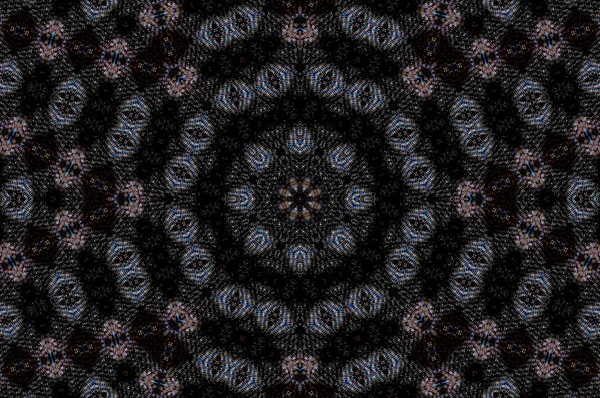 Soyut Renkli Boyalı Kaleydoskopik Grafik Arka Plan. Doku ile Fütüristik Psychedelic Hipnotik Fon Desen. Halk Etnik Çiçek Süs Mandala. Vintage Dekoratif Geometrik Mozaik