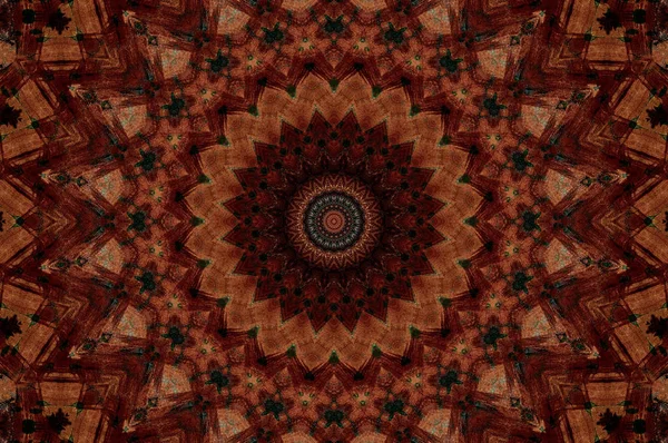 Soyut Renkli Boyalı Kaleydoskopik Grafik Arka Plan. Futu