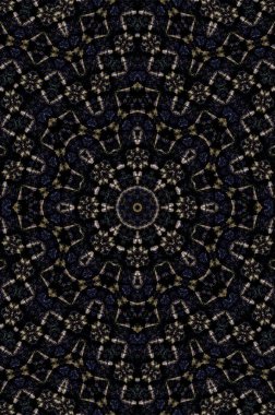 Soyut Renkli Boyalı Kaleydoskopik Grafik Arka Plan. Doku ile Fütüristik Psychedelic Hipnotik Fon Desen. Halk Etnik Çiçek Süs Mandala. Vintage Dekoratif Geometrik Mozaik