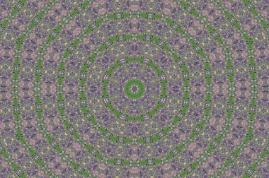 Soyut Renkli Boyalı Kaleydoskopik Grafik Arka Plan. Doku ile Fütüristik Psychedelic Hipnotik Fon Desen. Halk Etnik Çiçek Süs Mandala. Vintage Dekoratif Geometrik Mozaik