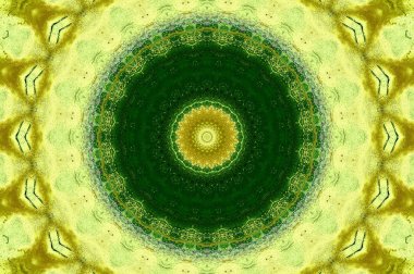 Soyut Renkli Boyalı Kaleydoskopik Grafik Arka Plan. Doku ile Fütüristik Psychedelic Hipnotik Fon Desen. Halk Etnik Çiçek Süs Mandala. Vintage Dekoratif Geometrik Mozaik