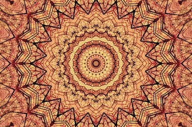 Soyut Renkli Boyalı Kaleydoskopik Grafik Arka Plan. Doku ile Fütüristik Psychedelic Hipnotik Fon Desen. Halk Etnik Çiçek Süs Mandala. Vintage Dekoratif Geometrik Mozaik