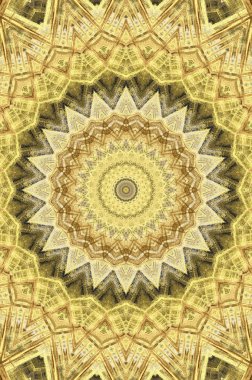 Soyut Renkli Boyalı Kaleydoskopik Grafik Arka Plan. Doku ile Fütüristik Psychedelic Hipnotik Fon Desen. Halk Etnik Çiçek Süs Mandala. Vintage Dekoratif Geometrik Mozaik