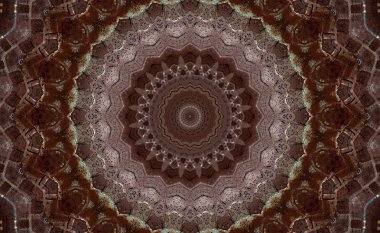 Soyut Renkli Boyalı Kaleydoskopik Grafik Arka Plan. Futu