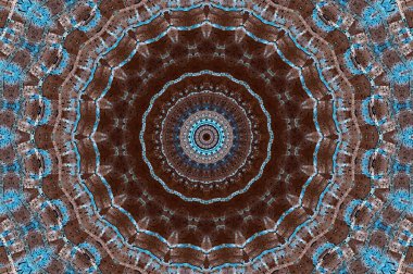 Soyut Renkli Boyalı Kaleydoskopik Grafik Arka Plan. Doku ile Fütüristik Psychedelic Hipnotik Fon Desen. Halk Etnik Çiçek Süs Mandala. Vintage Dekoratif Geometrik Mozaik