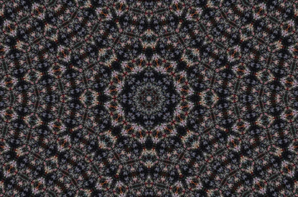 Soyut Renkli Boyalı Kaleydoskopik Grafik Arka Plan. Doku ile Fütüristik Psychedelic Hipnotik Fon Desen. Halk Etnik Çiçek Süs Mandala. Vintage Dekoratif Geometrik Mozaik