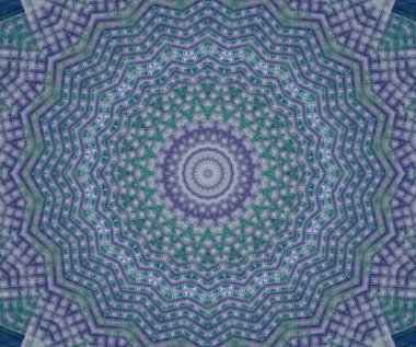 Soyut Renkli Boyalı Kaleydoskopik Grafik Arka Plan. Doku ile Fütüristik Psychedelic Hipnotik Fon Desen. Halk Etnik Çiçek Süs Mandala. Vintage Dekoratif Geometrik Mozaik