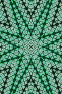 Soyut Renkli Boyalı Kaleydoskopik Grafik Arka Plan. Doku ile Fütüristik Psychedelic Hipnotik Fon Desen. Halk Etnik Çiçek Süs Mandala. Vintage Dekoratif Geometrik Mozaik