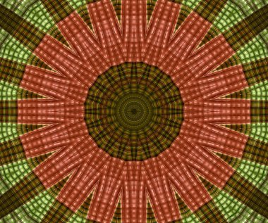 Soyut Renkli Boyalı Kaleydoskopik Grafik Arka Plan. Futu