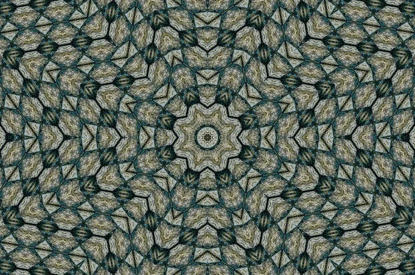 Abstract Colorido Pintado Kaleidoscopic Graphic Background Padrão Fundo Hipnótico Psicadélico — Fotografia de Stock