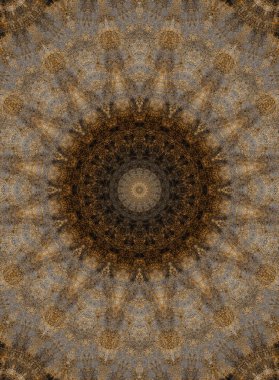 Simetrik desenli grunge renk dokusu