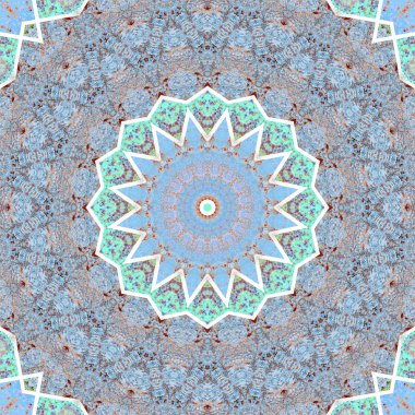 Desenli simetrik arkaplan