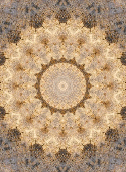 old grunge background with symmetrical pattern