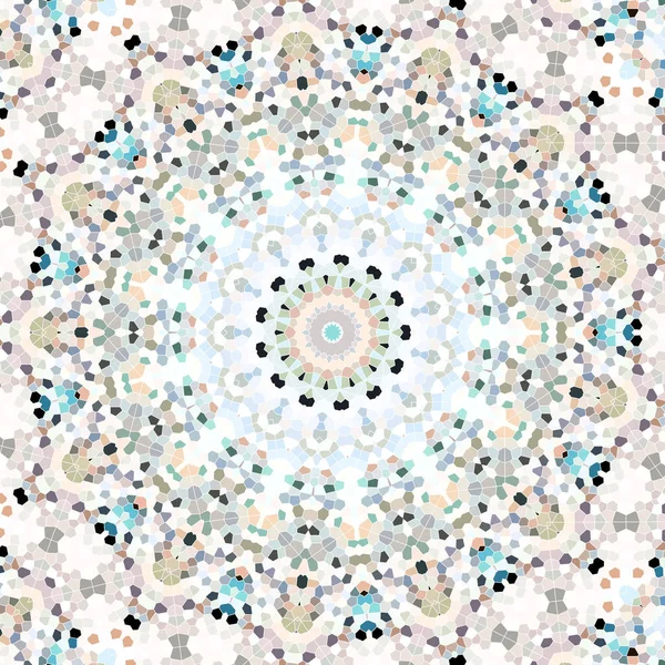 Flerfärgad Mosaik Abstrakt Struktur Skapas Från Geometriska Element — Stockfoto