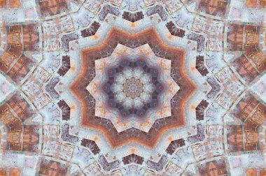 boya ile kahverengi sıva