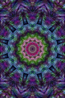 Soyut Renkli Fon Deseni