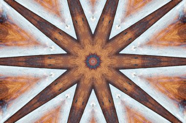 boya ile kahverengi sıva