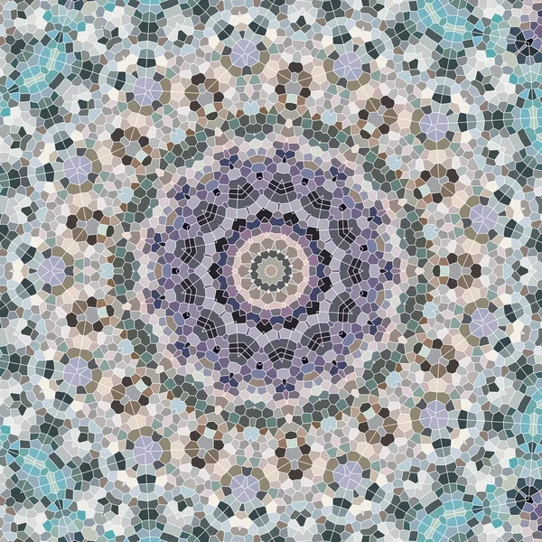 Flerfärgad Mosaik Abstrakt Struktur Skapas Från Geometriska Element — Stockfoto