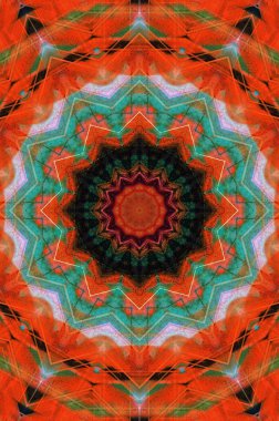 Soyut Renkli Fon Deseni