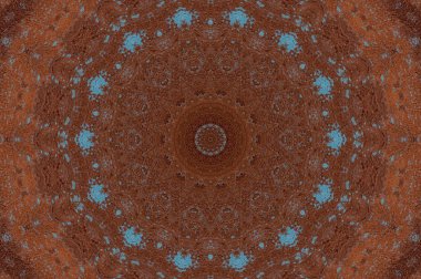 boya ile kahverengi sıva