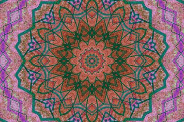 Soyut Renkli Fon Deseni