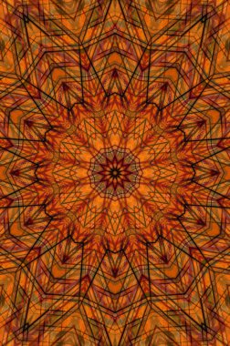 Soyut Renkli Fon Deseni