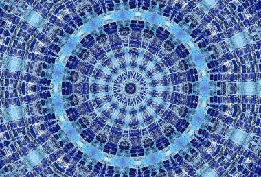 Değişik taşların renkli mozaiği