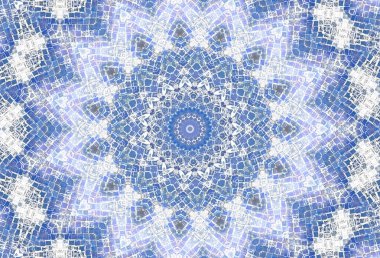 Değişik taşların renkli mozaiği